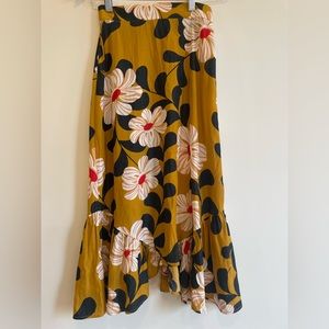 Anthropologie Floral Skirt